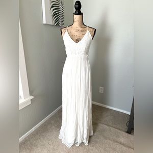 Floor length White Dress